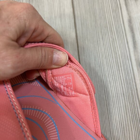 NEW CLARKS Women's Cloudsteppers Glide Post Strawberry Pink Flip Flops Size 11M - Picture 8 of 9